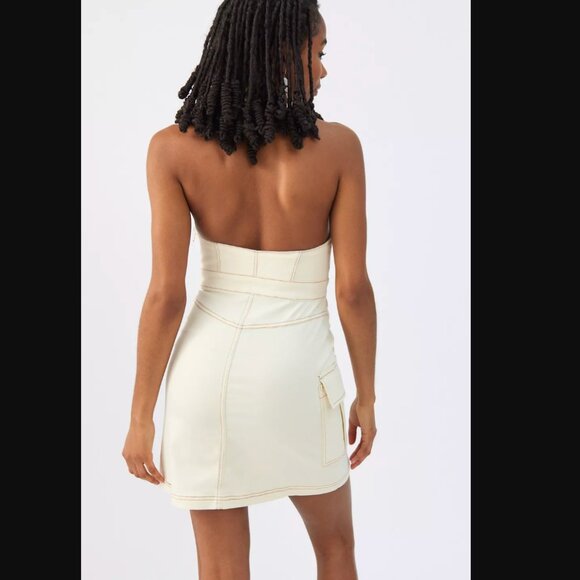 Urban Outfitters Jenny Denim Bustier Mini Dress - Picture 4 of 8